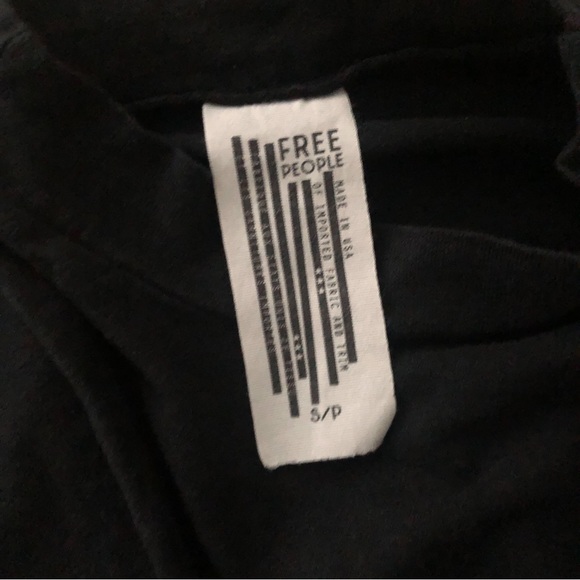 Free people hemp black mock neck top - Picture 3 of 3